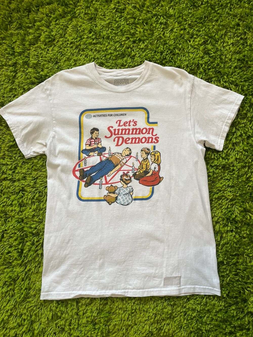 Steven Rhodes Let's Summon Demons Graphic T-Shirt